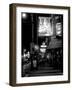 Neon sign lit up at night in a city, Rum Boogie Cafe, Beale Street, Memphis, Shelby County, Tenn...-null-Framed Photographic Print