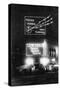 Neon Sign on Theater-null-Stretched Canvas