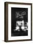 Neon Sign on Theater-null-Framed Photographic Print
