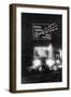 Neon Sign on Theater-null-Framed Photographic Print