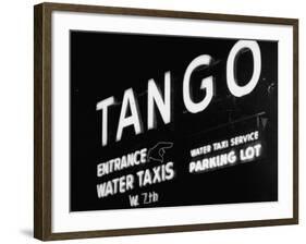 Neon Sign RegardingGambling Ship SS Tango-Paul Dorsey-Framed Premium Photographic Print