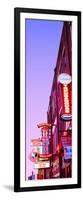 Neon Signs at Dusk, Nashville, Tennessee, USA-null-Framed Premium Photographic Print