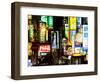 Neon Signs at Night, Taipei, Taiwan, Asia-Charles Bowman-Framed Photographic Print