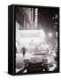 Neon Signs at Night Time on Broadway in New York-null-Framed Stretched Canvas