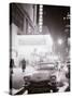 Neon Signs at Night Time on Broadway in New York-null-Stretched Canvas