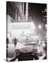 Neon Signs at Night Time on Broadway in New York-null-Stretched Canvas