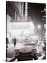 Neon Signs at Night Time on Broadway in New York-null-Stretched Canvas