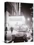 Neon Signs at Night Time on Broadway in New York-null-Stretched Canvas