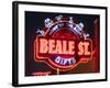 Neon Signs, Beale Street Entertainment Area, Memphis, Tennessee, USA-Walter Bibikow-Framed Photographic Print