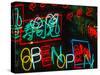 Neon Signs for Sale in Dotombori District Market, Osaka, Japan-Nancy & Steve Ross-Stretched Canvas