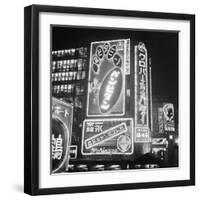 Neon Signs in Osaka-null-Framed Photographic Print