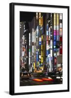 Neon Signs in Shinjuku Area, Tokyo, Japan, Asia-Stuart Black-Framed Photographic Print