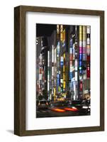 Neon Signs in Shinjuku Area, Tokyo, Japan, Asia-Stuart Black-Framed Photographic Print