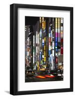 Neon Signs in Shinjuku Area, Tokyo, Japan, Asia-Stuart Black-Framed Photographic Print