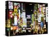 Neon Signs, Kabukicho, Shinjuku, Tokyo, Japan, Asia-Ben Pipe-Stretched Canvas