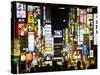 Neon Signs, Kabukicho, Shinjuku, Tokyo, Japan, Asia-Ben Pipe-Stretched Canvas