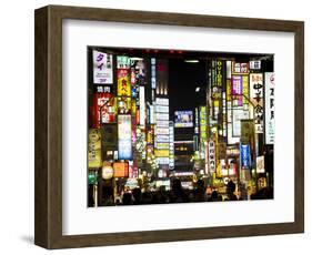 Neon Signs, Kabukicho, Shinjuku, Tokyo, Japan, Asia-Ben Pipe-Framed Photographic Print