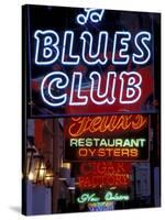 Neon Signs on Bourbon Street, French Quarter, New Orleans, Louisiana, USA-Adam Jones-Stretched Canvas