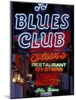 Neon Signs on Bourbon Street, French Quarter, New Orleans, Louisiana, USA-Adam Jones-Mounted Photographic Print