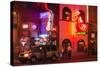 Neon Signs on Broadway Street, Nashville, Tennessee, United States of America, North America-Richard Cummins-Stretched Canvas