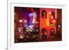 Neon Signs on Broadway Street, Nashville, Tennessee, United States of America, North America-Richard Cummins-Framed Photographic Print