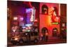 Neon Signs on Broadway Street, Nashville, Tennessee, United States of America, North America-Richard Cummins-Mounted Photographic Print