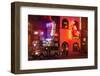 Neon Signs on Broadway Street, Nashville, Tennessee, United States of America, North America-Richard Cummins-Framed Photographic Print