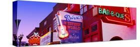 Neon Signs on Building, Nashville, Tennessee, USA-null-Stretched Canvas