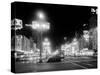 Neon Signs on Canal Street in New Orleans-null-Stretched Canvas