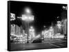 Neon Signs on Canal Street in New Orleans-null-Framed Stretched Canvas