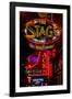 Neon Signs on Lower Broadway Area, Nashville, Tennessee, USA-null-Framed Photographic Print