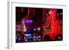 Neon Signs on Lower Broadway Area, Nashville, Tennessee, USA-null-Framed Photographic Print