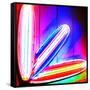 Neon Surf Boards, Miami-Tosh-Framed Stretched Canvas