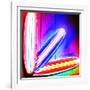 Neon Surf Boards, Miami-Tosh-Framed Art Print