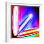 Neon Surf Boards, Miami-Tosh-Framed Art Print