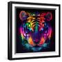 Neon Tiger HR.jpg-null-Framed Art Print