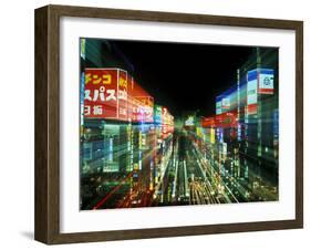 Neon, Tokyo, Japan-Rob Tilley-Framed Premium Photographic Print