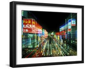 Neon, Tokyo, Japan-Rob Tilley-Framed Premium Photographic Print