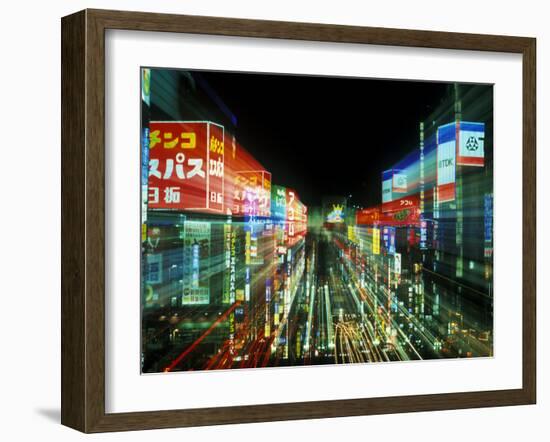 Neon, Tokyo, Japan-Rob Tilley-Framed Photographic Print