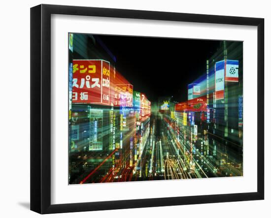 Neon, Tokyo, Japan-Rob Tilley-Framed Photographic Print