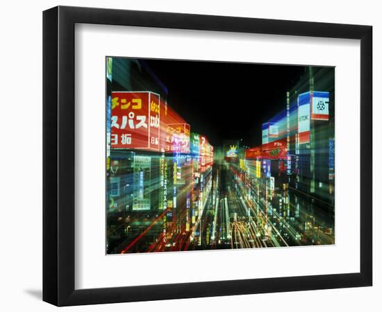 Neon, Tokyo, Japan-Rob Tilley-Framed Photographic Print