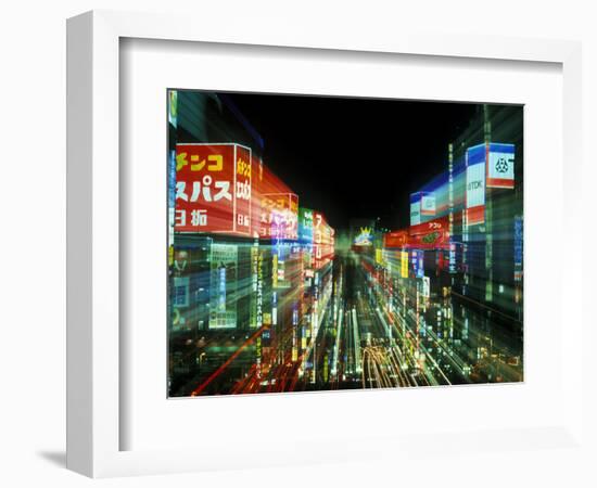 Neon, Tokyo, Japan-Rob Tilley-Framed Photographic Print