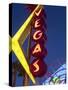 Neon Vegas Sign at Dusk, Downtown, Freemont East Area, Las Vegas, Nevada, USA, North America-Gavin Hellier-Stretched Canvas