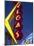 Neon Vegas Sign at Dusk, Downtown, Freemont East Area, Las Vegas, Nevada, USA, North America-Gavin Hellier-Mounted Photographic Print