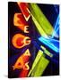 Neon Vegas Sign at Night, Downtown, Freemont East Area, Las Vegas, Nevada, USA, North America-Gavin Hellier-Stretched Canvas