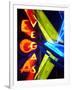 Neon Vegas Sign at Night, Downtown, Freemont East Area, Las Vegas, Nevada, USA, North America-Gavin Hellier-Framed Photographic Print