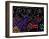 Neonlites (3 Women)-Diana Ong-Framed Giclee Print