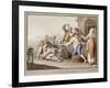 Neopolitans Eating Macaroni; Napolitani Mangia Maccaroni-Saviero Xavier Della Gatta-Framed Giclee Print