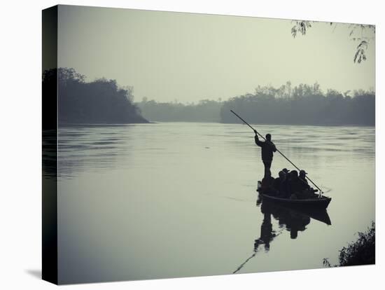 Nepal, Chitwan National Park, Narayani River-Michele Falzone-Stretched Canvas