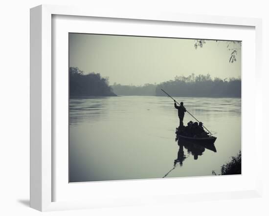 Nepal, Chitwan National Park, Narayani River-Michele Falzone-Framed Photographic Print